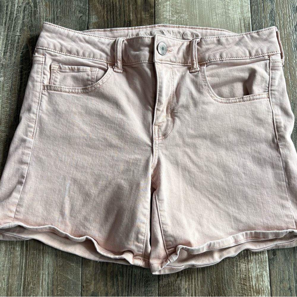 American Eagle Outfitters Light Pink Jean Shorts